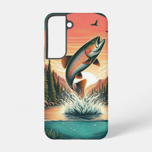 Funda Para Samsung Galaxy S22 Naturaleza de trucha del exterior
