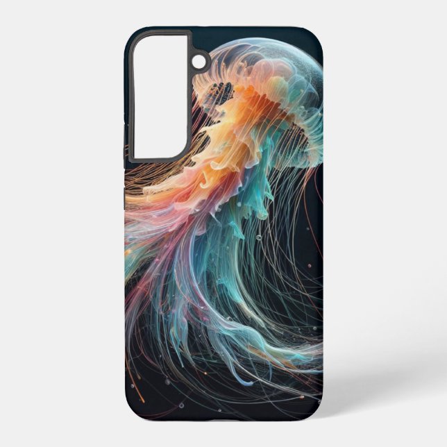 Funda Para Samsung Galaxy náutica/playa/medusas costeras (Reverso )