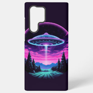Funda Para Samsung Galaxy S22 Ultra Nave Espacial Alienígena Retro Futurista