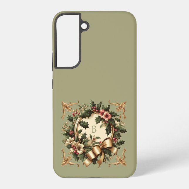 Funda Para Samsung Galaxy Navidad victoriana/clásica/vintage (Reverso )