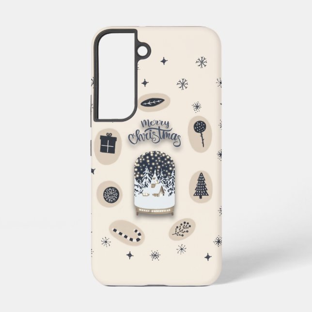 Funda Para Samsung Galaxy navidades brillantes de holydays_2_a_2 (Reverso )