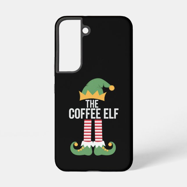 Funda Para Samsung Galaxy Navidades de Coffee Elf Family Mating Group (Reverso )