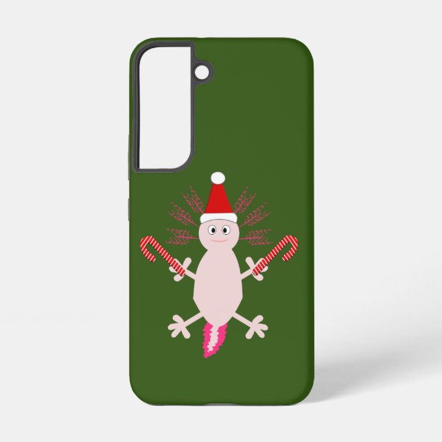 Funda Para Samsung Galaxy Navidades de Cute Axolotl (Reverso )