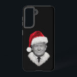 Funda Para Samsung Galaxy S21 Navidades de Donald Trump curioso regalo de Santa<br><div class="desc">Navidades de Donald Trump curioso regalo de Santa Hat</div>