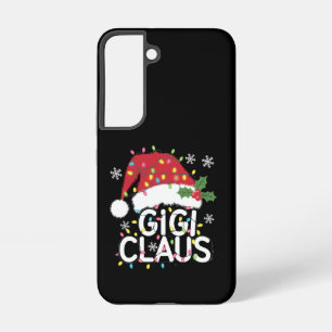 Funda Para Samsung Galaxy S22 Navidades de Gigi Claus alumbran a la familia Paja