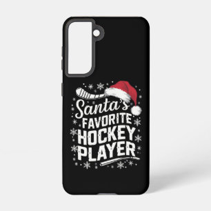Funda Para Samsung Galaxy S21 Navidades de Pajama, jugador favorito de hockey de