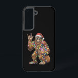 Funda Para Samsung Galaxy S22 Navidades de Santa Bigfoot iluminan la diversión d<br><div class="desc">Navidades de Santa Bigfoot iluminan rock Funny Sasquatch Belige</div>