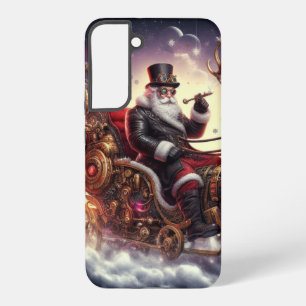 Funda Para Samsung Galaxy S22+ Navidades de steampunk de Santa/Reindeer/invierno