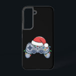 Funda Para Samsung Galaxy S22 Navidades del controlador de videojuegos Santa Hat<br><div class="desc">Navidades del controlador de videojuegos Santa Hat Gamer</div>