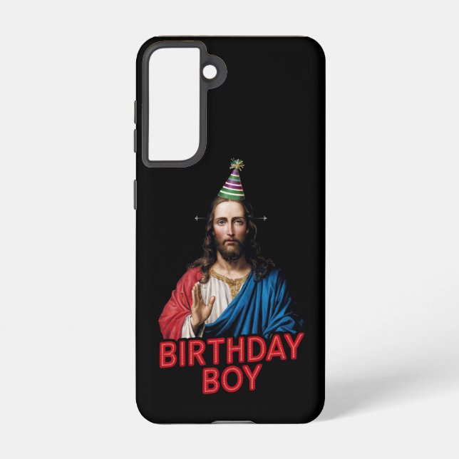 Funda Para Samsung Galaxy Navidades divertidos Jesús Nacimiento Niño (Reverso )