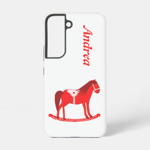 Funda Para Samsung Galaxy S22 Navidades escandinavos Rockear nombre personalizad
