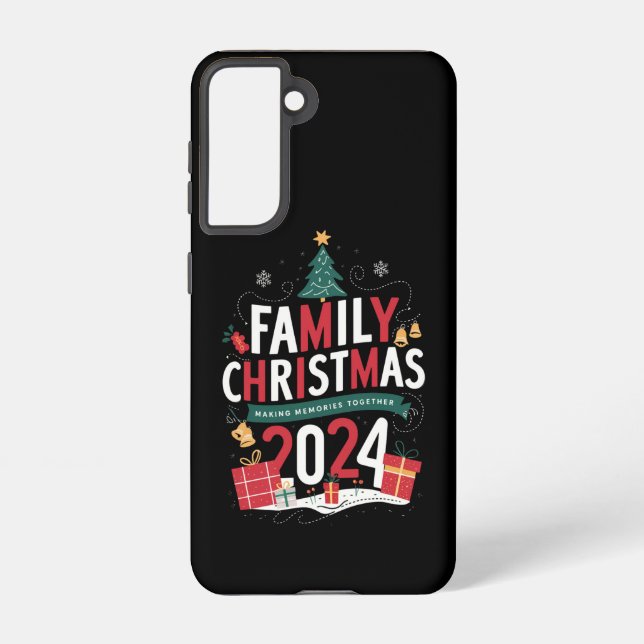 Funda Para Samsung Galaxy Navidades familiares 2024 Reuniendo Recuerdos (Reverso )