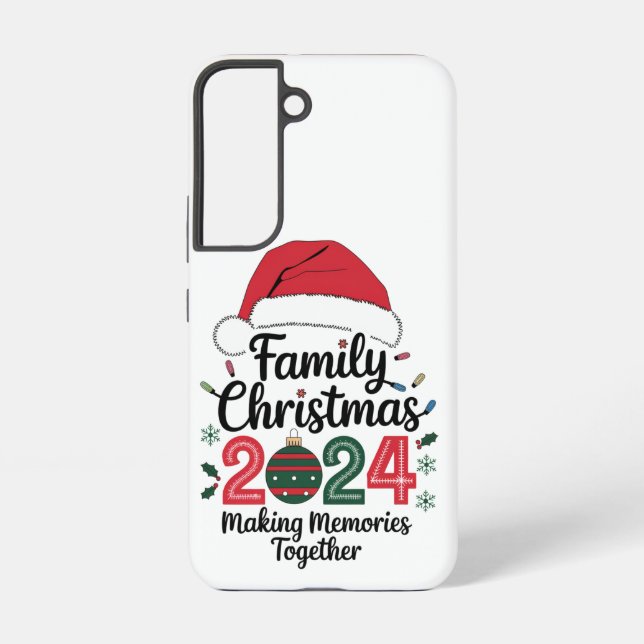 Funda Para Samsung Galaxy Navidades familiares 2024 Reuniendo Recuerdos (Reverso )