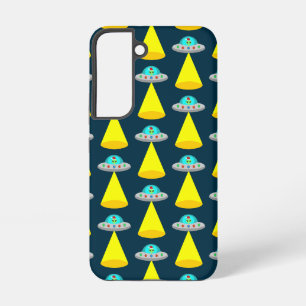 Funda Para Samsung Galaxy S22 Navidades OVNI Ho Ho Alien volador