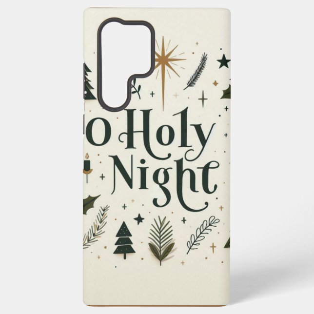 Funda Para Samsung Galaxy Navidades Sencillos De Noche Santa (Reverso )