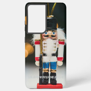 Funda Para Samsung Galaxy S21+ Navidades SlipperyOrnamento figurio nutcracker de