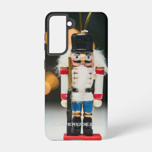 Funda Para Samsung Galaxy S21 Navidades SlipperyOrnamento figurio nutcracker de 