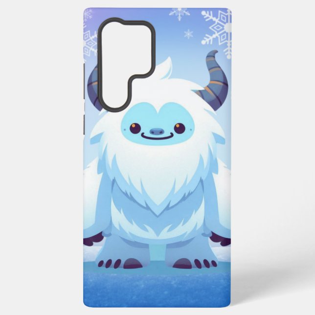 Funda Para Samsung Galaxy Navidades/yeti de invierno (Reverso )