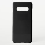 Funda Para Samsung Galaxy S10  Negro<br><div class="desc">Un Funda Samsung Galaxy S10  de color oscuro y sólido. Este negro es negro puro. Haga clic en "Personalizar" para cambiar de color o añadir un patrón o diseño. Código hexadecimal del producto: #000000</div>