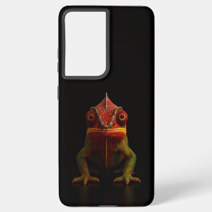 Funda Para Samsung Galaxy S21+ Negro 4 Luxe Galaxy S21 Plus, Camaleón Panther