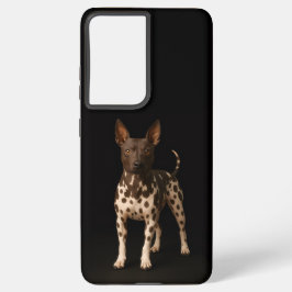 Funda Para Samsung Galaxy S21+ Negro 4 Luxe Galaxy S21 Plus, Terrier sin pelo