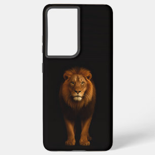 Funda Para Samsung Galaxy S21 Ultra Negro 4 Luxe Galaxy S21 Ultra, León Majestuoso
