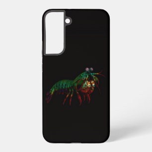 Funda Para Samsung Galaxy S22+ Negro 4 Luxe Galaxy S22 Plus, Camarón Mantis