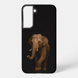 Funda Para Samsung Galaxy S22+ Negro 4 Luxe Galaxy S22 Plus, Elefante indio