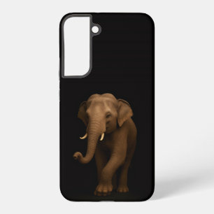 Funda Para Samsung Galaxy S22+ Negro 4 Luxe Galaxy S22 Plus, Elefante indio