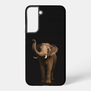 Funda Para Samsung Galaxy S22+ Negro 4 Luxe Galaxy S22 Plus, Elefante Poderoso