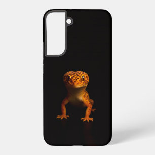Funda Para Samsung Galaxy S22+ Negro 4 Luxe Galaxy S22 Plus, Gecko Leopardo