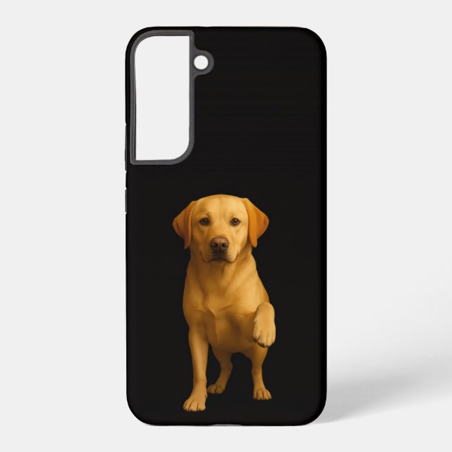 Funda Para Samsung Galaxy Negro 4 Luxe Galaxy S22 Plus, Labrador Tierno (Reverso )