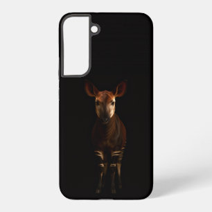 Funda Para Samsung Galaxy S22+ Negro 4 Luxe Galaxy S22 Plus, Okapi del Bosque