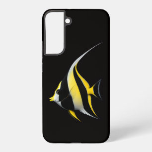 Funda Para Samsung Galaxy S22+ Negro 4 Luxe Galaxy S22 Plus, Pez Ídolo Morisco