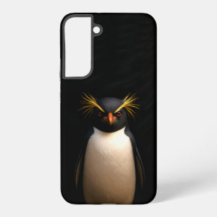Funda Para Samsung Galaxy S22+ Negro 4 Luxe Galaxy S22 Plus, Pingüino de Saltarro