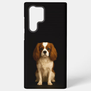 Funda Para Samsung Galaxy S22 Ultra Negro 4 Luxe Galaxy S22 Ultra, Cavalier Spaniel