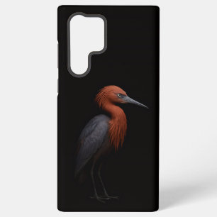 Funda Para Samsung Galaxy S22 Ultra Negro 4 Luxe Galaxy S22 Ultra, Garceta rojiza