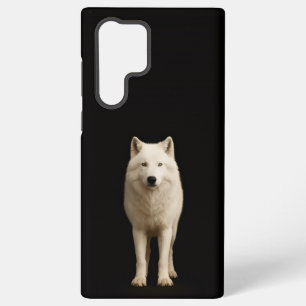 Funda Para Samsung Galaxy S22 Ultra Negro 4 Luxe Galaxy S22 Ultra, Lobo Ártico Marfil