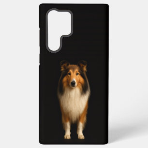 Funda Para Samsung Galaxy S22 Ultra Negro 4 Luxe Galaxy S22 Ultra, Perro Collie Leal