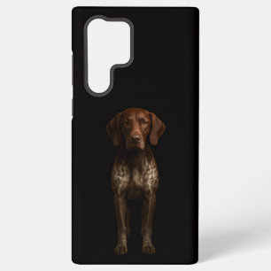 Funda Para Samsung Galaxy S22 Ultra Negro 4 Luxe Galaxy S22 Ultra, Perro Pointer Alemá