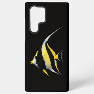 Funda Para Samsung Galaxy S22 Ultra Negro 4 Luxe Galaxy S22 Ultra, Pez Ídolo Morisco