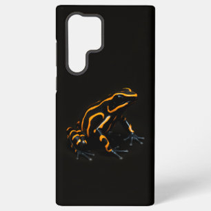 Funda Para Samsung Galaxy S22 Ultra Negro 4 Luxe Galaxy S22 Ultra, Rana Negra Naranja