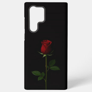 Funda Para Samsung Galaxy S22 Ultra Negro 4 Luxe Galaxy S22 Ultra, Rosa Roja Terciopel