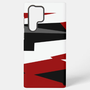 Funda Para Samsung Galaxy S22 Ultra Negro rojo gris y blanco