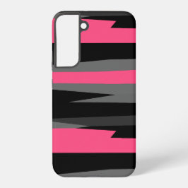Funda Para Samsung Galaxy S22+ Negro rosa y gris