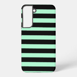 Funda Para Samsung Galaxy S22+ Negro y verde menta