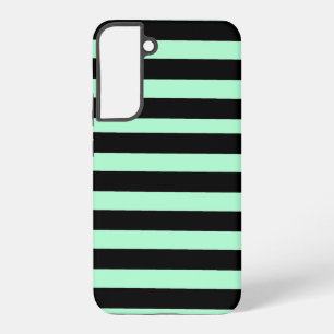 Funda Para Samsung Galaxy S22+ Negro y verde menta