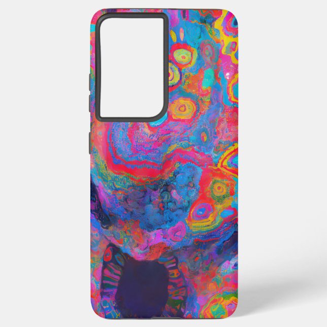 Funda Para Samsung Galaxy "Neural Firestorm" (Reverso )