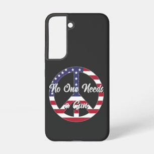 Funda Para Samsung Galaxy S22 No hay armas en la camiseta