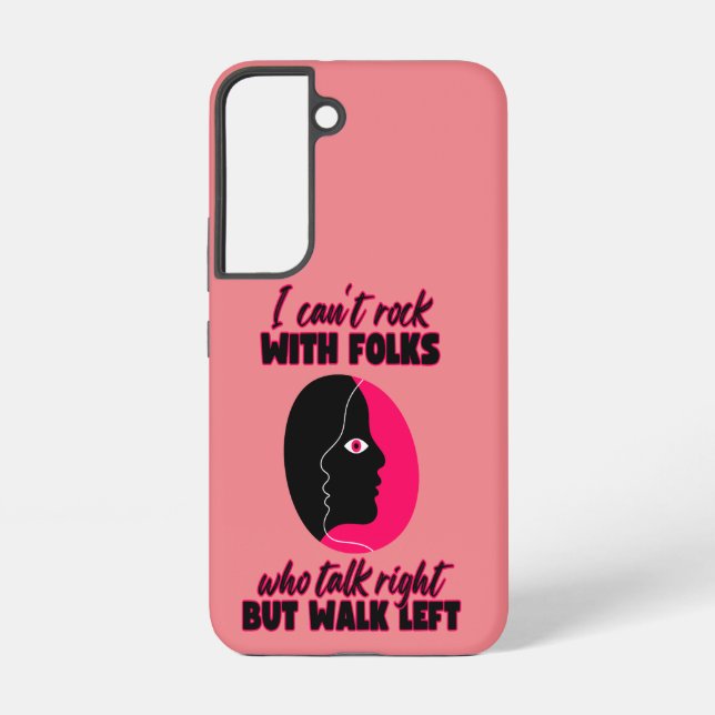 Funda Para Samsung Galaxy No puedo rodar con la gente (Reverso )